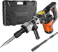 Martillo demoledor, 1400W de potencia de entrada, 2900 golpes por minuto, 19J de energía por golpe, 8,1 kg de peso, compatible con brocas hexagonales de 5/8 de pulgada