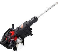 Martillo demoledor a gasolina, de 2 tiempos, con motor de 32.7 cc, potente rompedor de hormigón con punta de cincel. Incluye: martillo perforador, martillo demoledor, cincel para hormigón y ladrillo