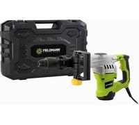 Martillo demoledor, Fieldmann FDBK 201301-E, 1300 W, 15 J de fuerza de impacto, 10 kg, incluye cincel y maletín