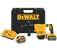 DeWalt Martillo demoledor XR FLEXVOLT 54V sin escobillas 10,5J SDS-max con 2 baterías 9Ah y maletín