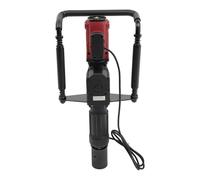 Martillo eléctrico de 2200 W, martillo de demolición con gafas protectoras | Trituradora de hormigón de alta resistencia, 85 J, de aluminio, para vallas de pastos, soportes de viñedos