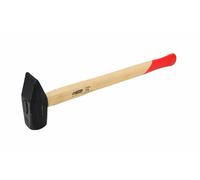 Martillo forjador awtools black line 3,0 kg con mango de madera, ideal