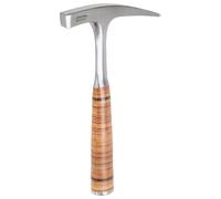 Martillo geológico PICARD, completamente de acero, de 500 gramos, con punta y mango de cuero, modelo nº 761