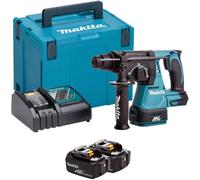 Martillo Ligero Makita DHR242RTJ | SDS-Plus 24 mm | 2,0 J | 2x 5,0Ah + DC18RC + Makpac 4