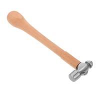Martillo Mini de Cabeza Redonda para Joyería y Manualidades | Acero y Madera, Cara Lisa Doble Cabeza, Mango Antideslizante, para Banco de Reparación y Piezas