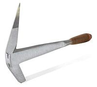 Martillo modelo francés, Gaucher - Martillo forjado a mano - Mango de piel - Sacacorchos - Pulido