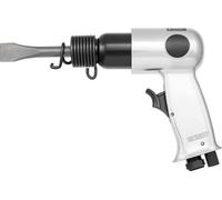 Martillo neumático, modelo 4500 BPM, con removedor de óxido y escalador neumático de tipo aguja, y 4 cinceles de vástago redondo. Cincel neumático ligero y compacto para trabajos de corte, raspado y d