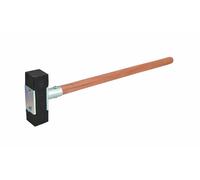 Martillo para pavimentos, martillo de goma de 2,5 kg con cabeza de goma intercambiable, 90 cm