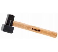Martillo para pavimentos Schmith, 1500 g, con mango de madera y revestimiento de goma, herramienta profesional para construcción, talleres y la industria