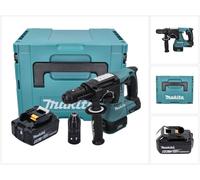 Martillo perforador a batería Makita DHR 243 G1J 18 V 2,0 J SDS plus sin escobillas + 1 batería de 6,0 Ah + Makpac - sin cargador