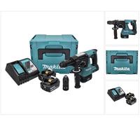 Martillo perforador a batería Makita DHR 243 RFJ 18 V 2,0 J SDS plus Brushless + 2 baterías 3,0 Ah + cargador + Makpac