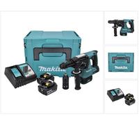 Martillo perforador a batería Makita DHR 243 RGJ 18 V 2,0 J SDS plus sin escobillas + 2 baterías de 6,0 Ah + cargador + Makpac