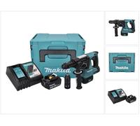 Martillo perforador a batería Makita DHR 243 RT1J 18 V 2,0 J SDS plus Brushless + 1 batería de 5,0 Ah + cargador + Makpac