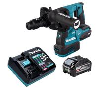 Martillo perforador a batería Makita HR 002 GU101, 40 V máx., 2,9 J, SDS plus, sin escobillas + 1 batería de 4,0 Ah + cargador