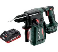 Martillo perforador a batería Metabo KH 18 LTX BL 24 18 V 2,2 J SDS Plus Brushless + 1 batería LiHD 4,0 Ah - sin cargador