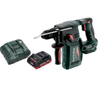 Martillo perforador a batería Metabo KH 18 LTX BL 24 18 V 2,2 J SDS Plus Brushless + 1 batería LiHD de 4,0 Ah + cargador