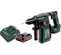 Martillo perforador a batería Metabo KH 18 LTX BL 24 18 V 2,2 J SDS Plus sin escobillas + 1 batería LiHDX de 4,0 Ah + cargador