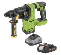 Martillo perforador a batería Procraft PHA30bb 20 V, 2,8 J, SDS plus, sin escobillas + 1 batería de 2,0 Ah + cargador