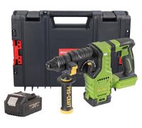 Martillo perforador a batería Procraft PHA30bb de 20 V, 2,8 J, SDS plus, sin escobillas + 1 batería de 4,0 Ah + maletín RHINO - sin cargador