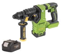 Martillo perforador a batería Procraft PHA30bb de 20 V, 2,8 J, SDS plus, sin escobillas + 1 batería de 4,0 Ah —sin cargador—