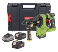 Martillo perforador a batería Procraft PHA30bb de 20 V, 2,8 J, SDS plus, sin escobillas + 2 baterías de 4,0 Ah + cargador + maletín RHINO