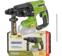 Martillo perforador a batería Procraft PHA40bb-c 20 V, 2,6 J, SDS plus, sin escobillas + maletín - sin batería, sin cargador
