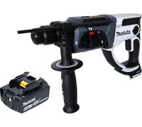 Martillo perforador con batería Makita DHR 202 G1W 18 V 20 mm 2,0 J blanco + 1 batería 6,0 Ah - sin cargador