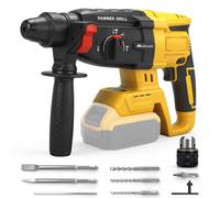 Martillo perforador inalámbrico 2,6 J para Dewalt 20V (sin batería)