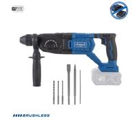 Martillo perforador inalámbrico 20V 2.8J Brushless SDS-Plus Scheppach bc-dh290-x