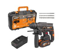 Martillo perforador sds+ brushless 20v 2j con batería 4ah wx381
