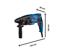 Bosch Professional Martillo perforador GBH 2-21 con 3 piezas SDS-plus