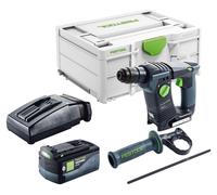 Martillo perforador sin cable Festool BHC 18-Basic 18 V 1,8 J SDS Plus Brushless + 1x batería 5,0 Ah + cargador + systainer