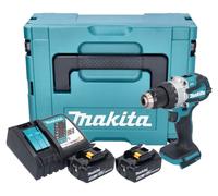 Martillo perforador sin cable Makita DHP 489 RTJ 18 V 73 Nm + 2x batería 5.0 Ah + cargador + Makpac
