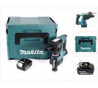 Martillo perforador sin cable Makita DHR 242 G1J 18V 2.0J SDS-plus Brushless + 1x batería recargable 6.0Ah + Makpac - sin cargador