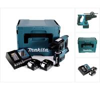 Martillo perforador sin cable Makita DHR 242 RFJ 18V 2.0J SDS-plus Brushless + 2x batería recargable 3.0Ah + cargador + Makpac