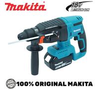 Martillo Rotatorio Inalámbrico Makita DHR242 de 18V, 2J de Impacto, 26mm para Concreto, 4700 IPM, 3 Modos, Herramienta Profesional de Alta Resistencia 1PCSDHR2421PCS6Ah