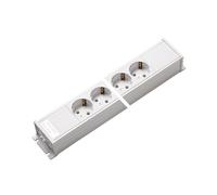 Martin Kaiser Regleta 6 vías 45 grados AC166 sin interruptor (Enchufe Europeo) - 1154/6-2/WS