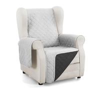 Martina Home Cubre Sofá Ámbar 1 Plaza/Relax Gris/Negro