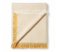 Martina Home Foulard/Plaid Multiusos Espiga 130x180 cm Crudo-Mostaza