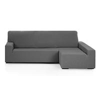 Martina Home Funda Chaise Longue Elástica Emilia Brazo Derecho Largo (Visto de Frente), Gris
