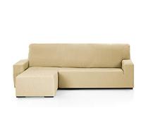 Martina Home Funda Chaise Longue Elástica Emilia Brazo Izquierdo Corto Beige