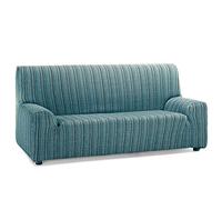 Martina Home Funda de sofá elástica Modelo MEJICO, 3 plazas, Color Azul de 180 a 240 cm de Ancho