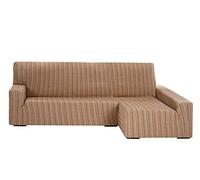 Martina Home Funda Elástica para Sofá Chaise Longue, Modelo MEJICO, Brazo Derecho, Color DORÉ, Tamaño Desde 240 a 280 cm