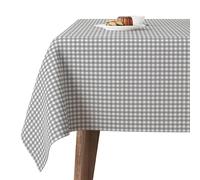Martina Home Mantel Antimanchas CONFECCIONADO Petit Vichy Gris Claro 220X140 CM