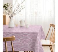 Martina Home Mantel Resinado Cíes Lila 250x140 cm Duradero y Resistente al Agua