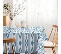 Martina Home Mantel Resinado Islas Celeste 140x140 cm Duradero y Resistente al Agua