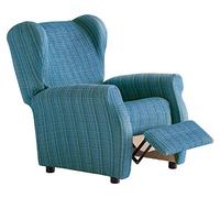 Martina Home Mejico Funda de Sillón Elástica, Tela, Azul, 32x42x8 cm