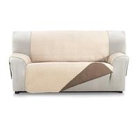 Martina Home Milano Funda Cubre Sofá, Protector para Sofás Acolchado Reversible 4 Plazas XL Beige/Marrón