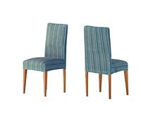 Martina Home Pack de 2 Martina Home Fundas para silla con respaldo modelo MEJICO, color AZUL