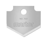MARTOR 10 x cuchilla puntiaguda, hojas de recambio Escalpelo, 19 mm, afiladas, en dispensador, de 2 usos, No. 760
